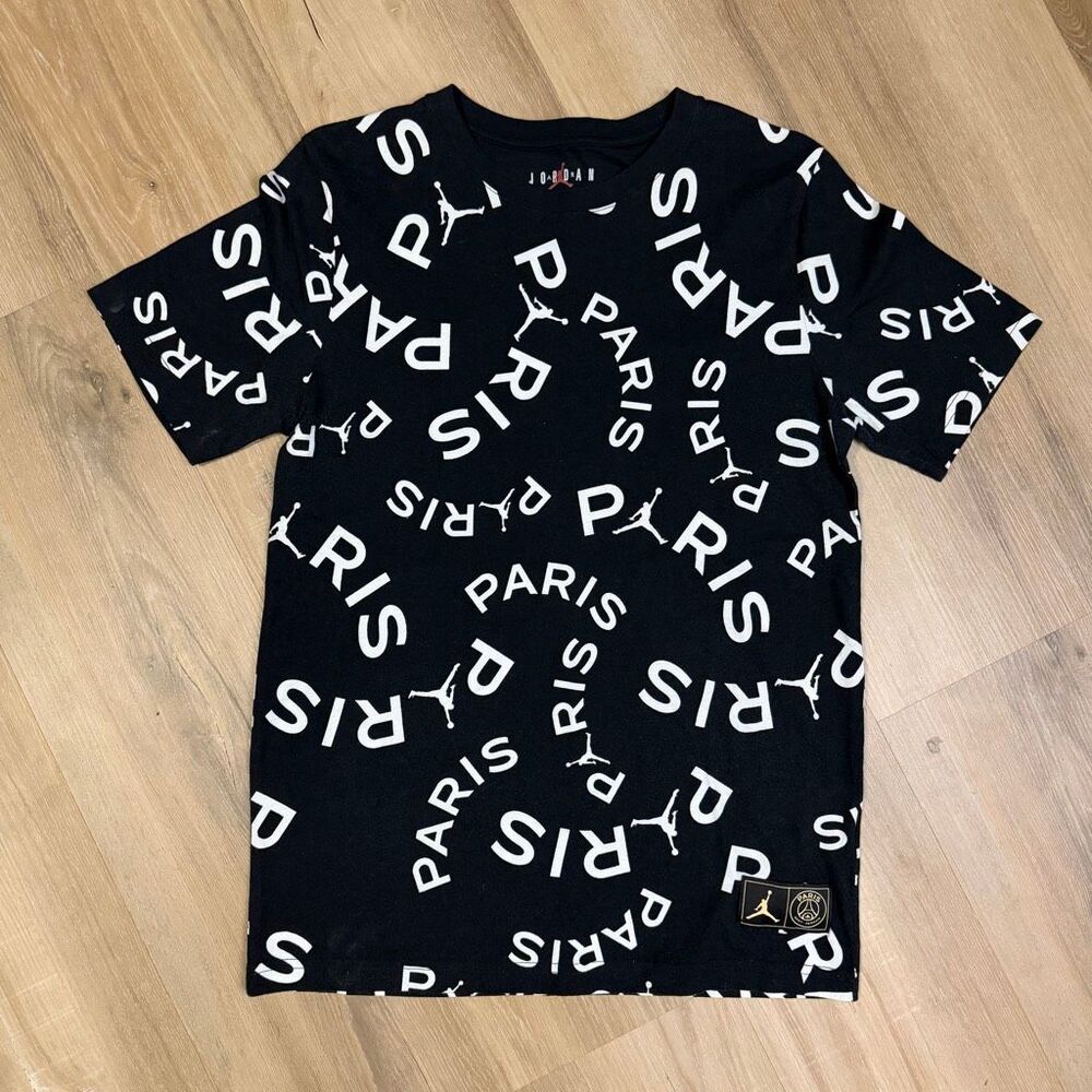 Nike Air Jordan Paris Saint-Germain AOP Shirt Size XL Youth PSG Urban Sport Luxe